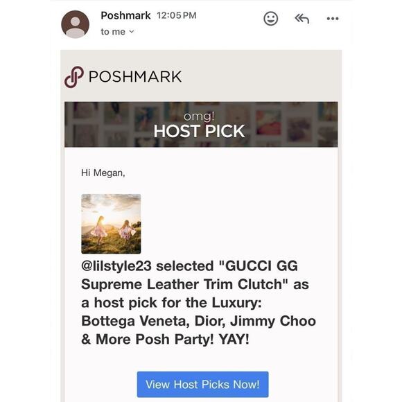 GUCCI GG Supreme Leather Trim Clutch with Dust Bag, Luxury Posh Party Host Pick - Picture 15 of 16